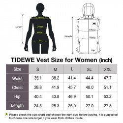 waderboots women's heated vest with retractable heated hood and battery pack for hunting/hiking (black & next camo g2, s-xxl)